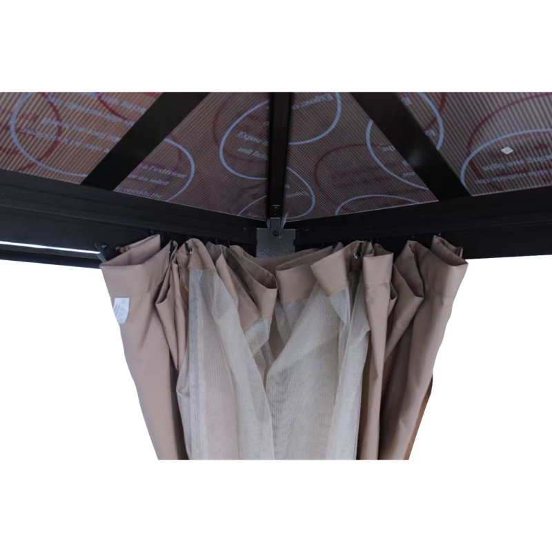 Auvent double en aluminium