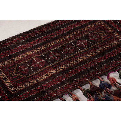 Antique One-of-a-Kind 1'9X3'1 Hand Knotted Area Rug