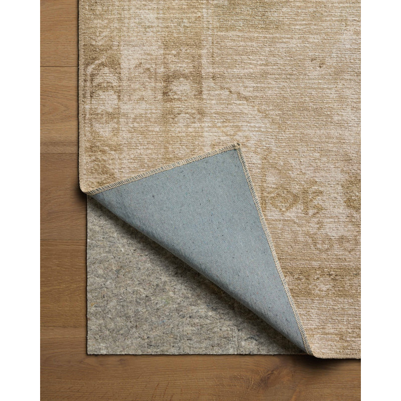 Amber Lewis x Loloi Cambria Natural / Jade Area Rug, Rectangle 10' x 14'