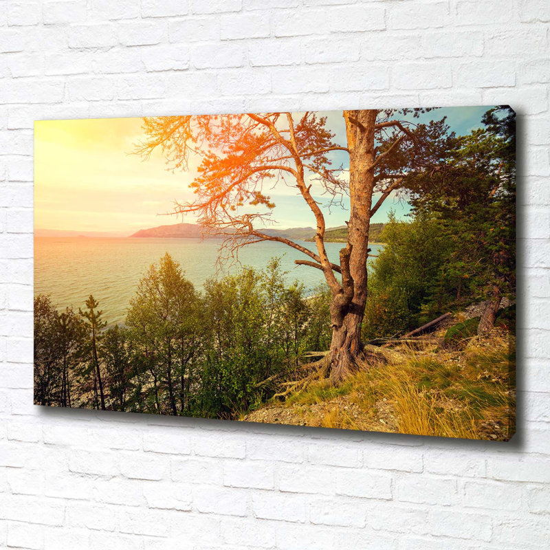 Scandinavia Lake - Wrapped Canvas Print