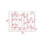 Armoire de cuisine, trois tiroirs, deux tablettes internes