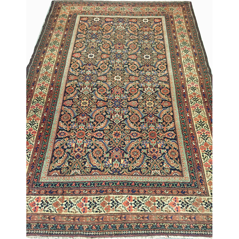 Antique One-of-a-Kind 4'2" X 6'3" Area Rug