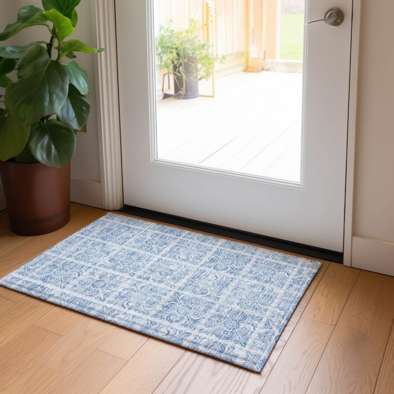  Tapis d'entrée antidérapant mâle, Rectangle 1 pi 8 po x 2 pi 6 po