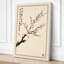 Plum Blossom Calligraphy Japandi - Wrapped Canvas-902839075-902839084