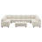 Shavera 155.8" W Velvet Upholstered 8-Person Sectional with Ottoman-2030214830