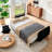 90.15" Queen size upholstered Multi-functional convertible sleeper sofa with storage-142757154