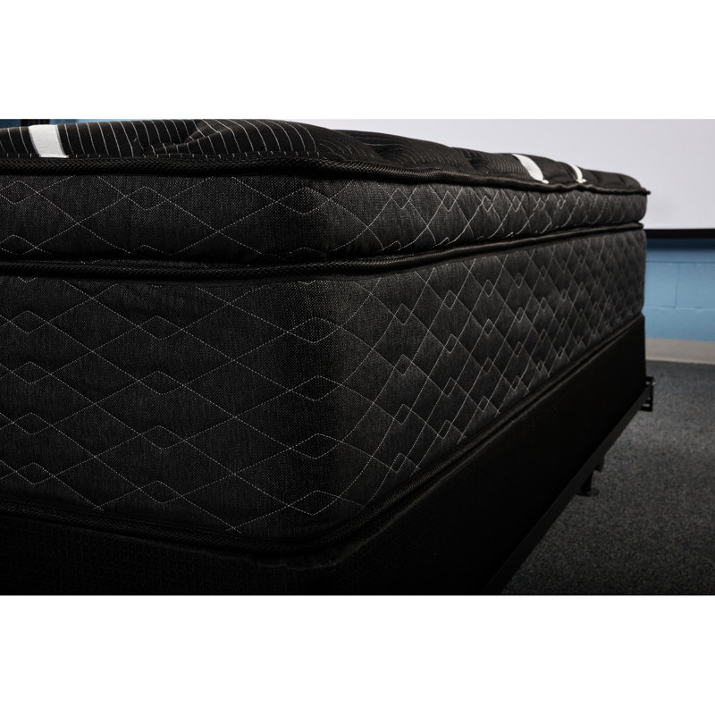 Grand matelas avec ressorts ensachés individuellement et milieu merveilleux pour l'atténuation de l'affaissement, hauteur du produit: 14,5 po.