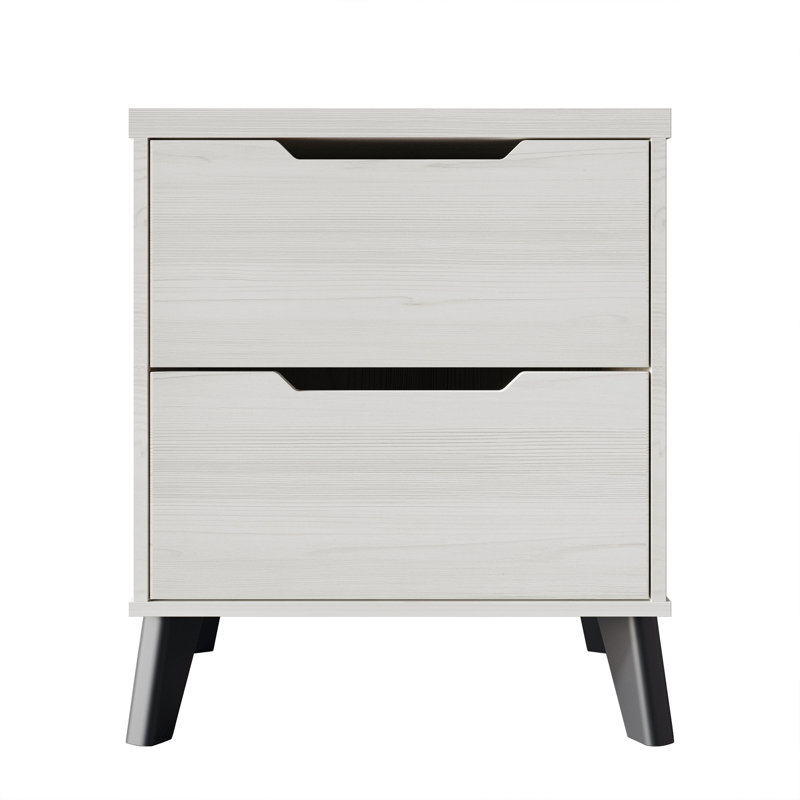 Table de chevet Ihor, Gris clair