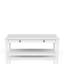 Dana Heights 3-Piece Occasional Table Set with Casters, Mindi Veneer Coffee Table & 2 End Tables, Storage Drawers & Shelf, Sand or White Finish-98303969