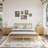 14"H Full Heavy-Duty Easy Assembly Solid Wood Bamboo Platform Bed Frame with Headboard，Metal Slats No Box Spring Need & No Squeak-1225217758-1209602970