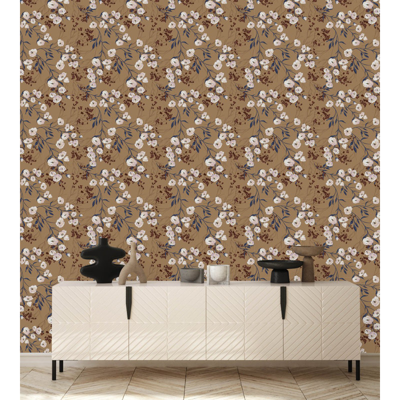 Floral Tile, 2.08' W x 10.42' L