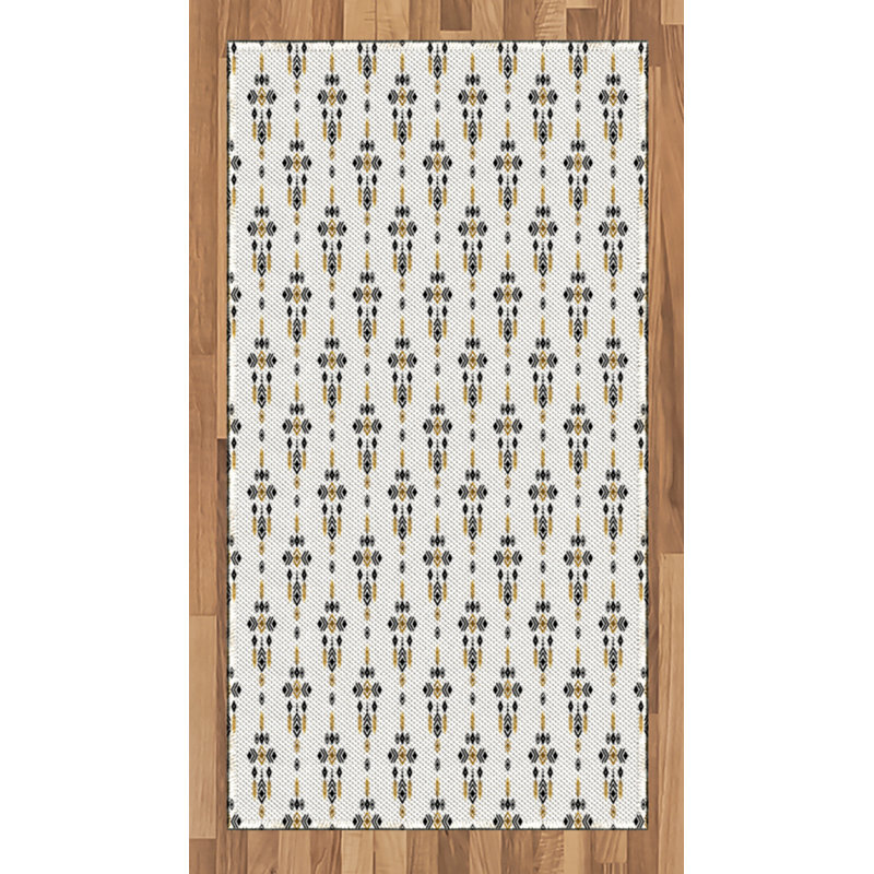 Tapis décoratif Tribal, Rectangle 2 pi 7 po x 5 pi