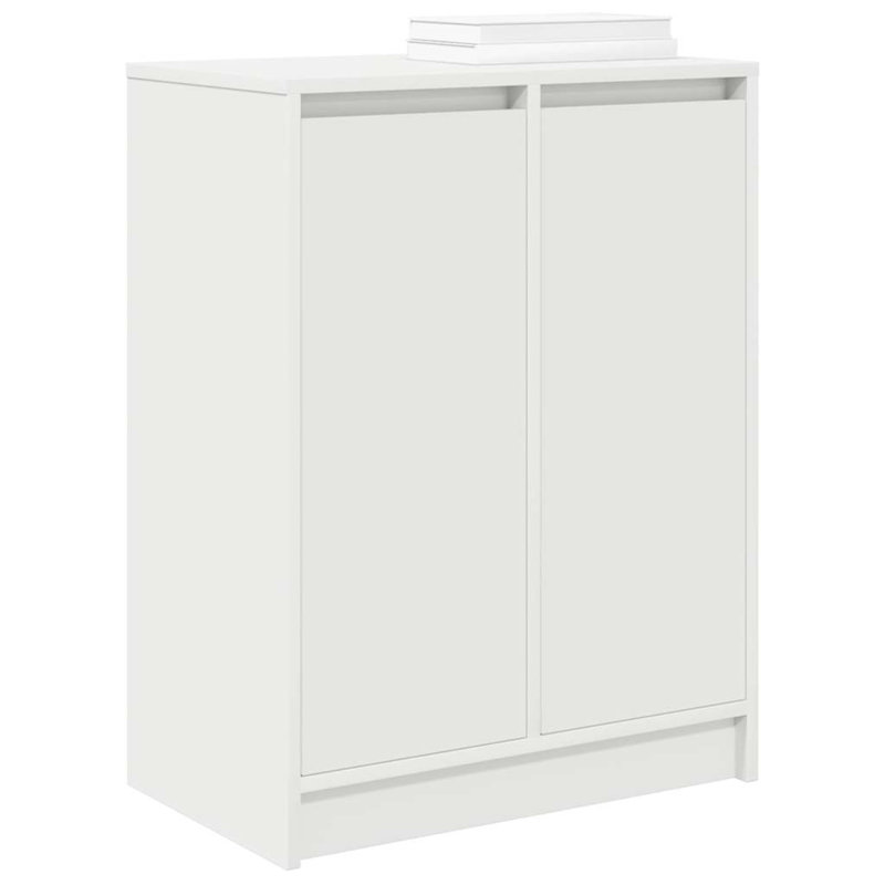 8 Pair Shoe Storage Cabinet, White