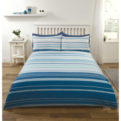 Auriona Striped Duvet Cover Set with Pillowcases Included