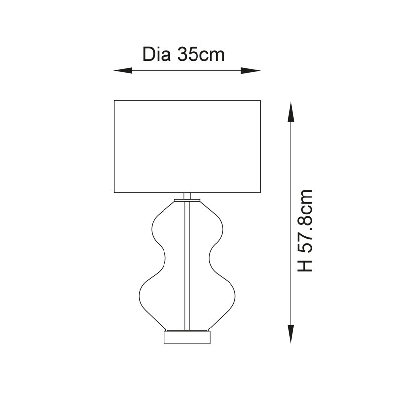 Ancilin Metal Table Lamp