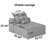 Lora Modular Chenille Tufted Boneless Sectional Sofa with 2 Ottomans & Pillows-1033651626