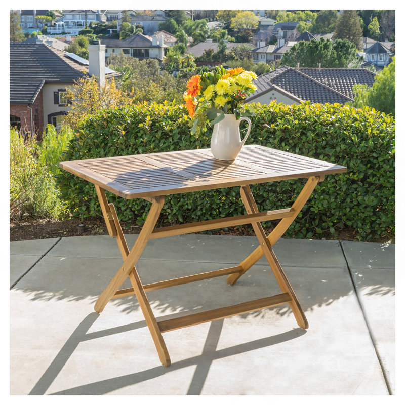 43.5'' FOLDABLE TABLE, Natural