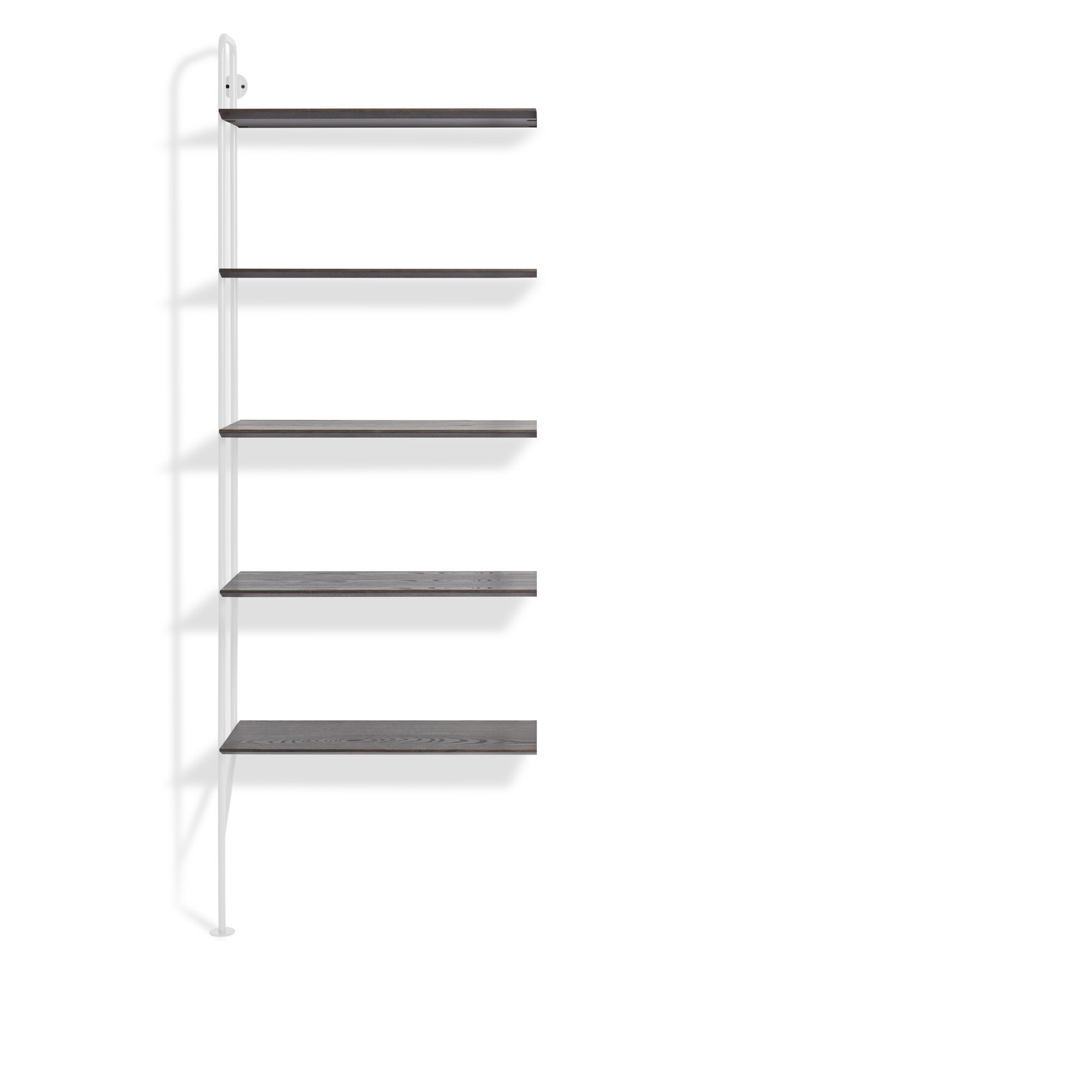 Hitch Bookcase Add-on Kit, White/Slate