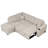 L-Shaped Sleeper Sofa with Storage Ottoman, 2-in-1 for Small Spaces-346176404