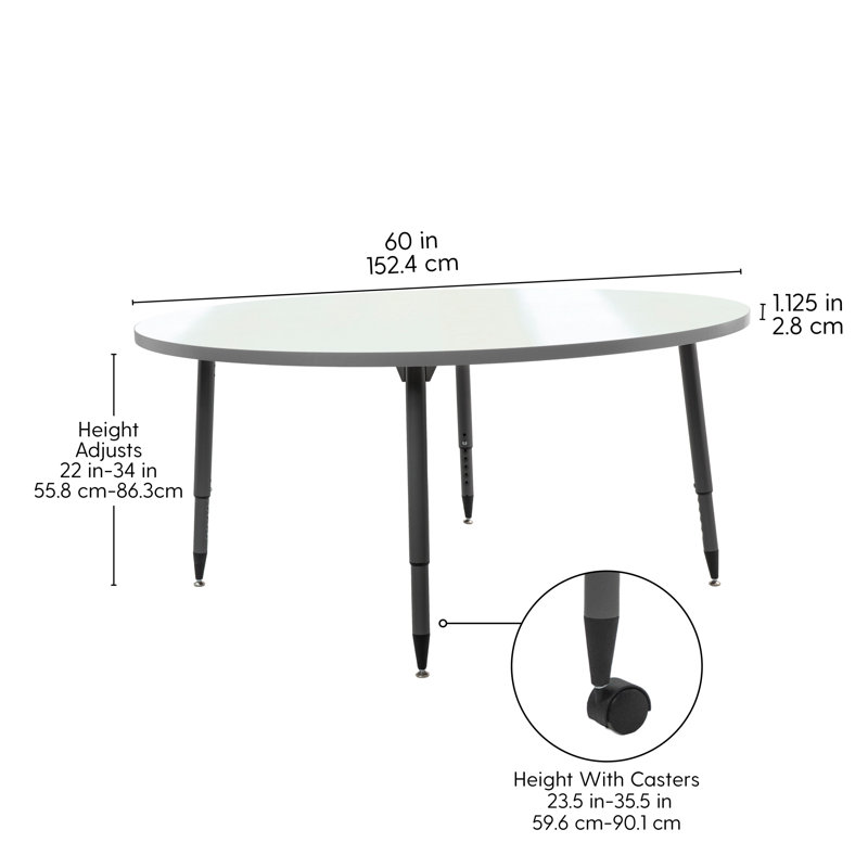 Table d'activité Adapte 60, Mer du nord, 60"