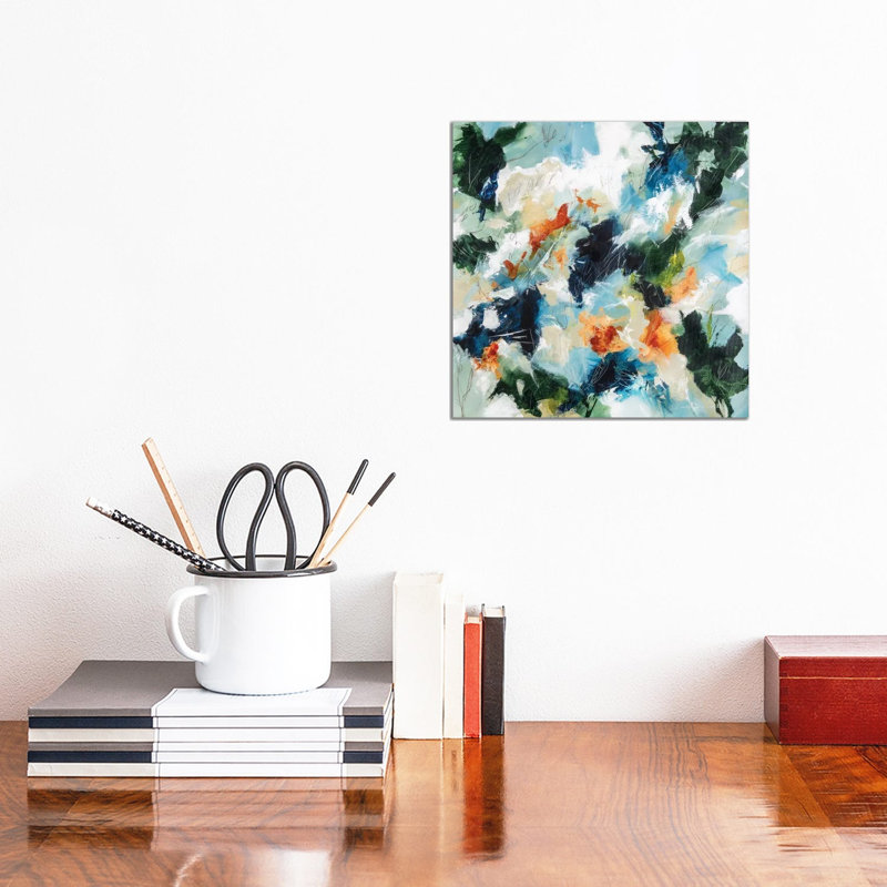 Nature Imprints I by Cristina Dalla Valentina - Painting on Canvas, 30.48 cm H x 30.48 cm W, Wrapped Canvas