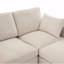 Canapé modulaire de 85,4 po Canapé-lit modulaire en U Canapé-lit Canapé en L avec repose-pieds mobile et deux ports USB pour le salon