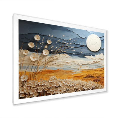 Nuage prairies collages VII - impression