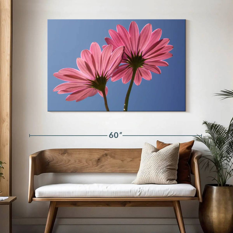 Fleurs du ciel bleu Harnek, H 32 po x l 48 po