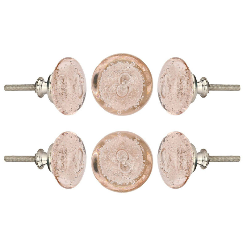 Paquet multiple de boutons de champignon de 1,4 po de diamètre, Rose clair