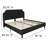 Aluino Tufted Platform Bed with 10 Inch Pocket Spring Mattress-863354456-863354458