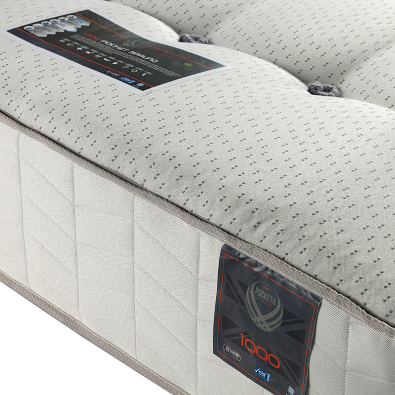 Pocketo Sareer Pocket Sprung 1000 Mattress, Small Double (4')