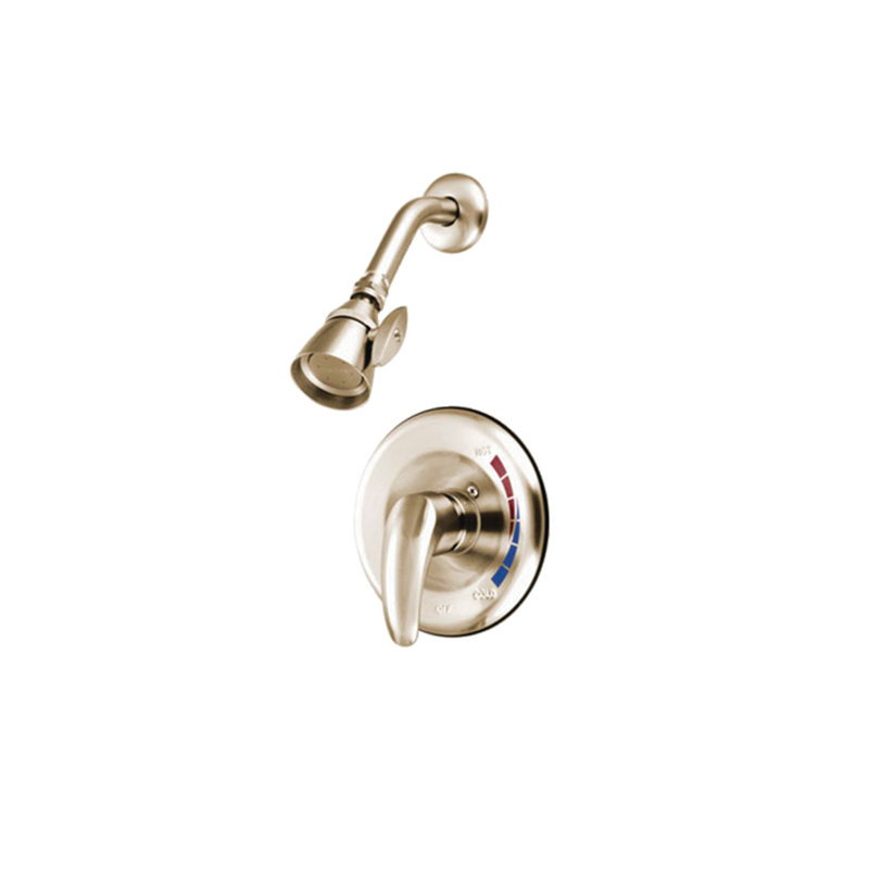 Kingston Brass Single-Handle Pressure Balanced Shower Faucet, Brushed Nickel