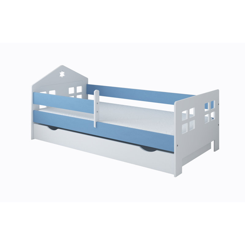 Cabin Bed with Storage Included, Blue, Toddler (70 x 140cm)