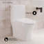 Toilette ronde une pièce avec chasse à gauche 10 po Sublime II de Swiss Madison, 1,28 pi³ / min-121372868-121372870-121372871