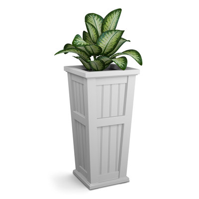 Selevae 32" Resin Pot Planter with Water Reservoir