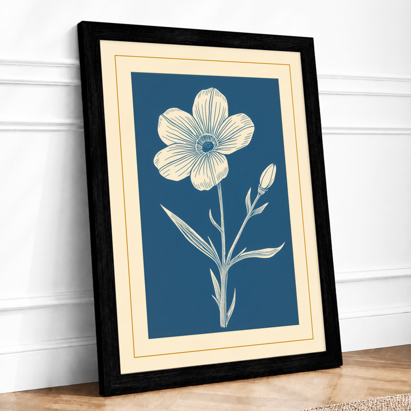 Bloom Botanical - Framed Print, A1 - 84.1 x 59.4 cm, Black
