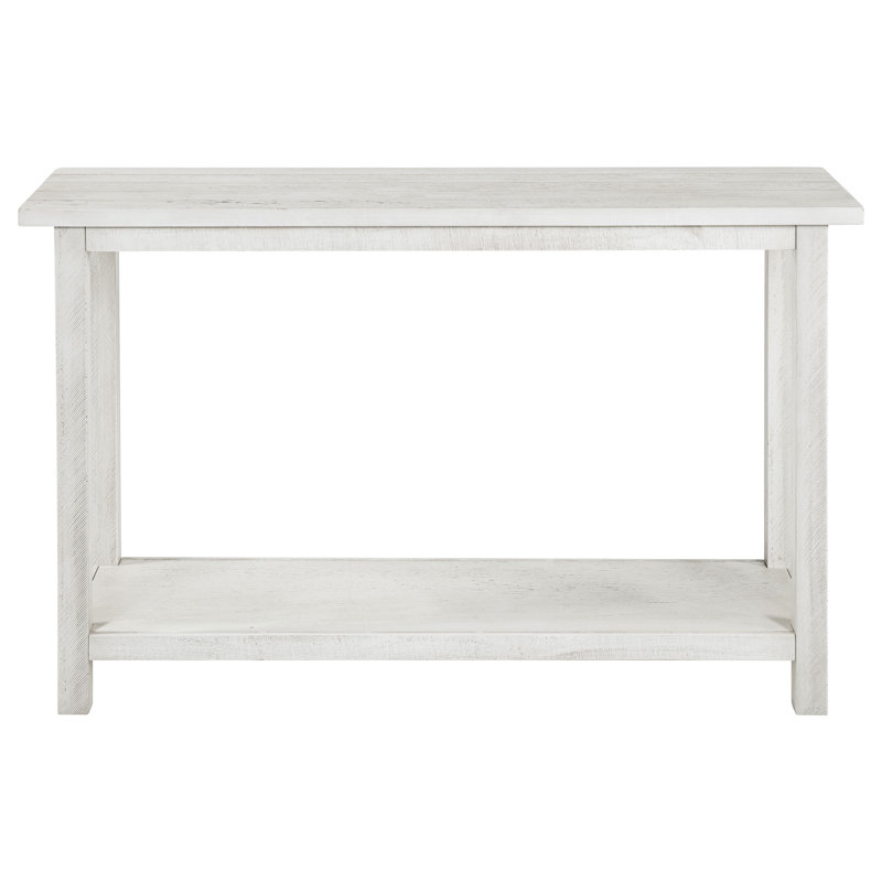 Wood Entryway Sofa Console Table White, White