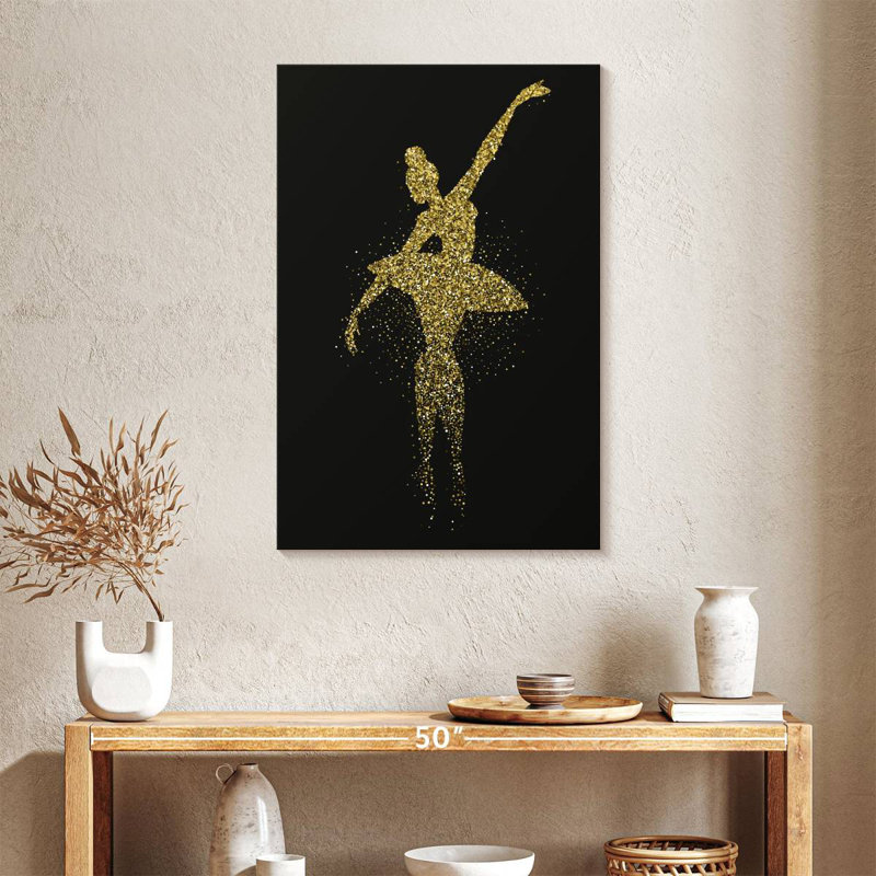 Enn Glittery Ballerina, 30" H x 20" W