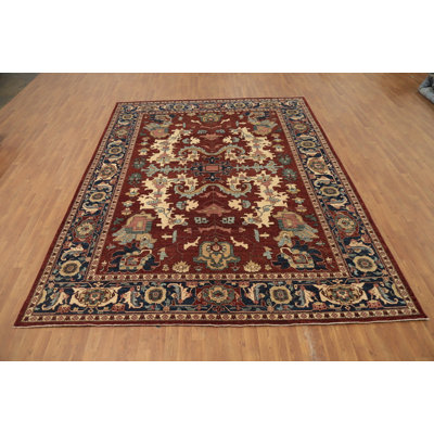 Tapis traditionnel à teinture végétale 9 x 12