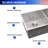 Undermount Double Bowl Stainless Steel Kitchen Sink