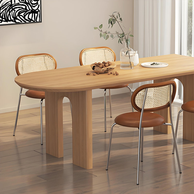 Quality solid wood dining table, 29.52"H x 55.11"L x 27.55"W