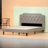 Zinus Tufted Upholstered Metal Platform Bed-20986106