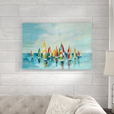 Regatta by Silvia Vassileva - Painting