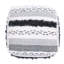 Faux Large Pouf Grey, 26"x26", 200 Lb Capacity, Fully Assembled, Spot Cleaning, Beads Inside Grey Pouf, 26x26", 200-pound Put Together, Clean Only,