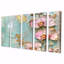 Aronson - décoration murale orchidée 5 pièces-106153125
