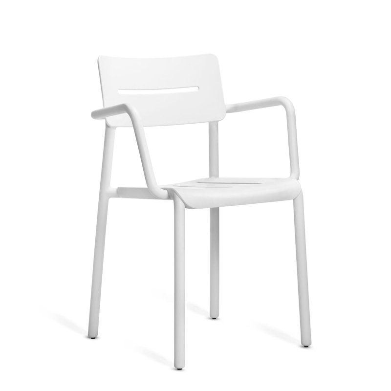 Fauteuil de patio Outo, Blanc