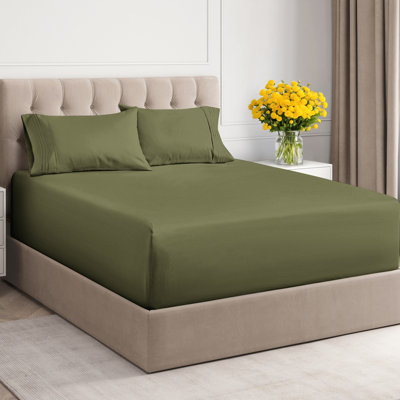 Ensemble de draps de luxe extra profonds - Ensembles de draps ultra doux et rafraîchissants