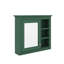 Armoire de salle de bain murale avec miroir, armoire à pharmacie 30 po x 28 po avec porte en miroir, armoire à miroir murale avec trois tablettes ouvertes-484901617