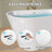 51" Freestanding Soaking Acrylic Bathtub in Glossy White Contemporary Stand Alone Tub