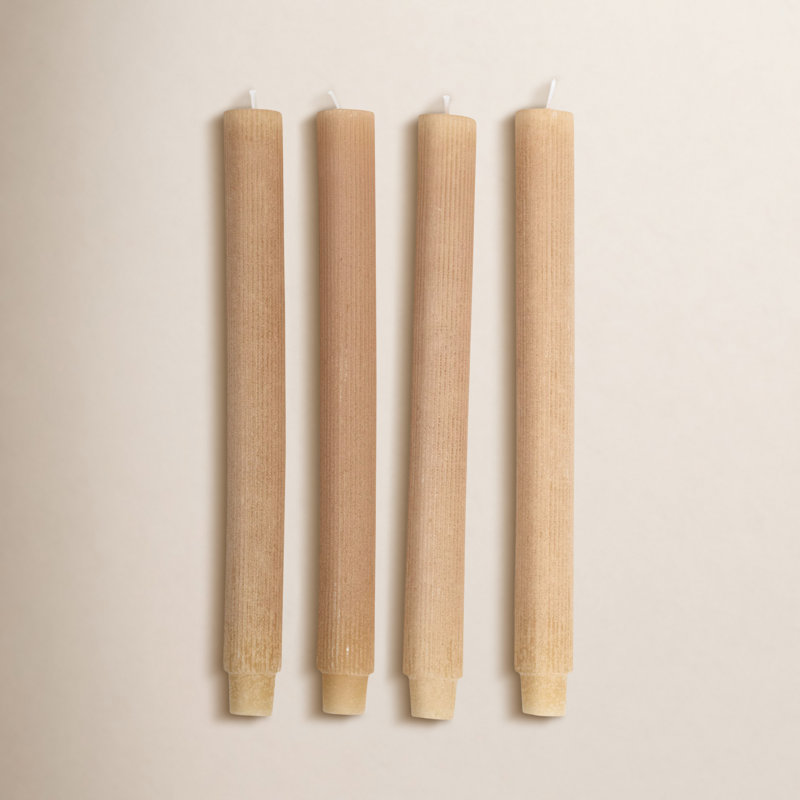 Caridad Unscented Taper Candle, Linen